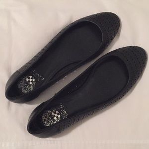 Vince Camuto black flats